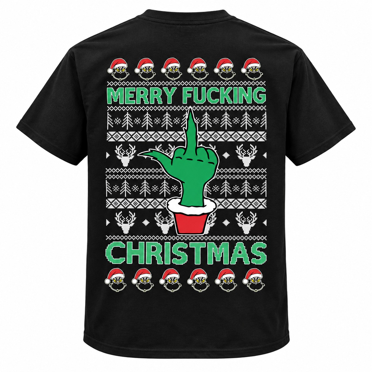 Funny Grinch Christmas Sweater T-Shirt