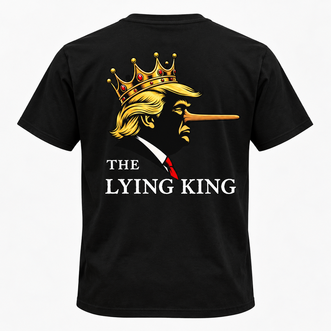 Funny Anti Trum'p Crowned Lying King T-Shirt
