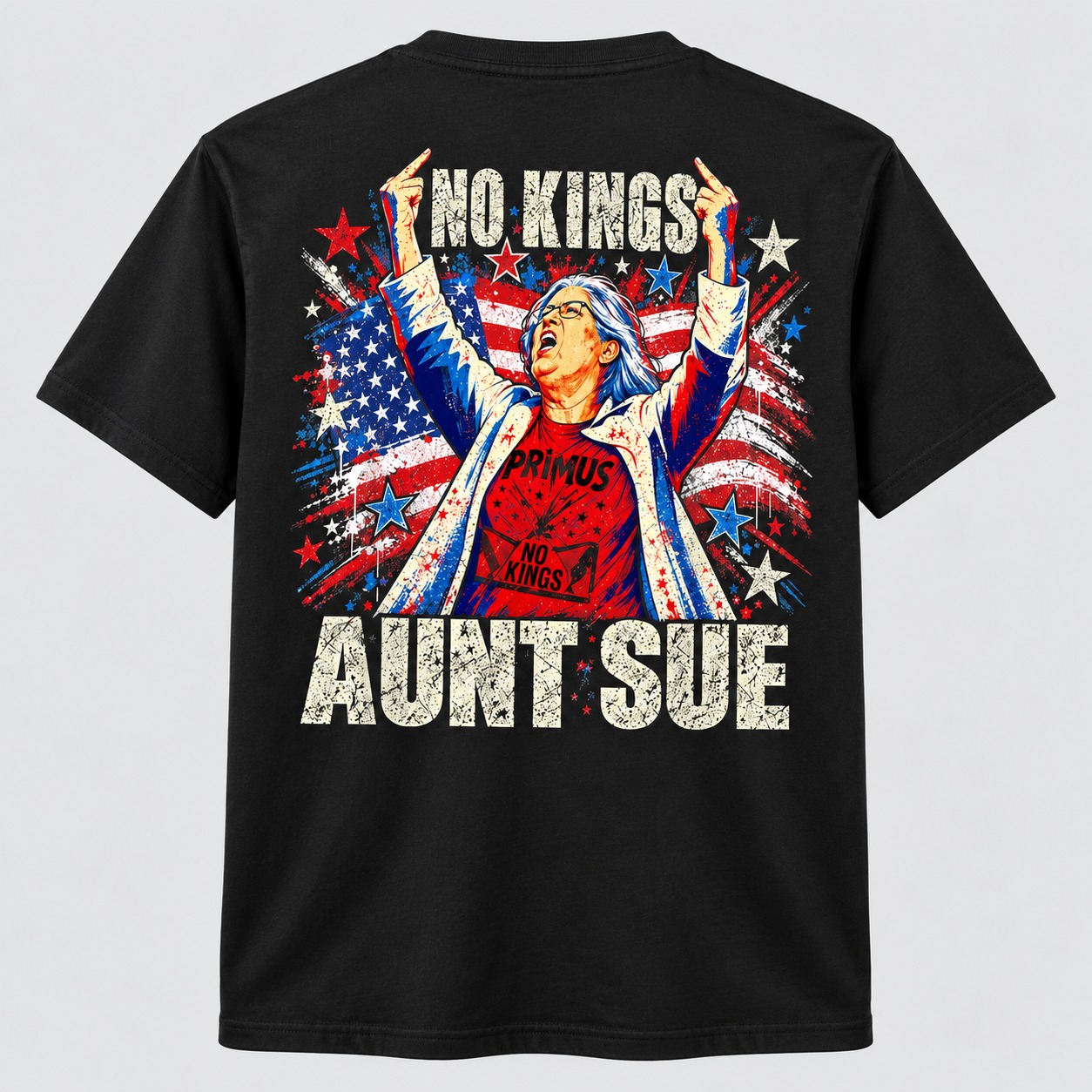 Funny No Kings Aunt Sue T-Shirt