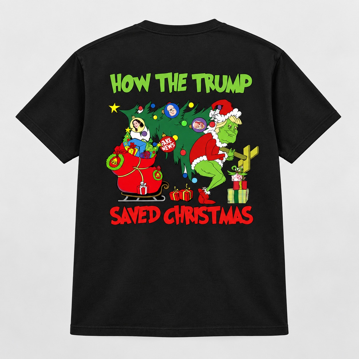 Funny Grinch Trump Christmas T-Shirt