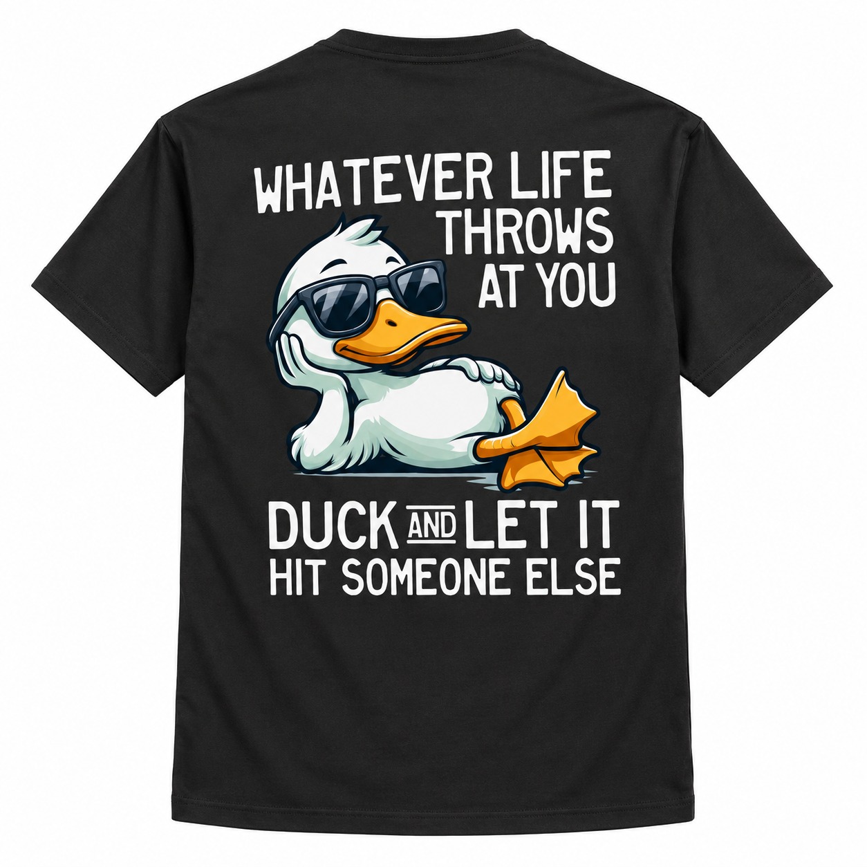 Funny Cool Duck Graphic T-Shirt